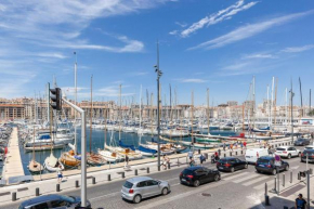Vue panoramique Vieux Port Marseille